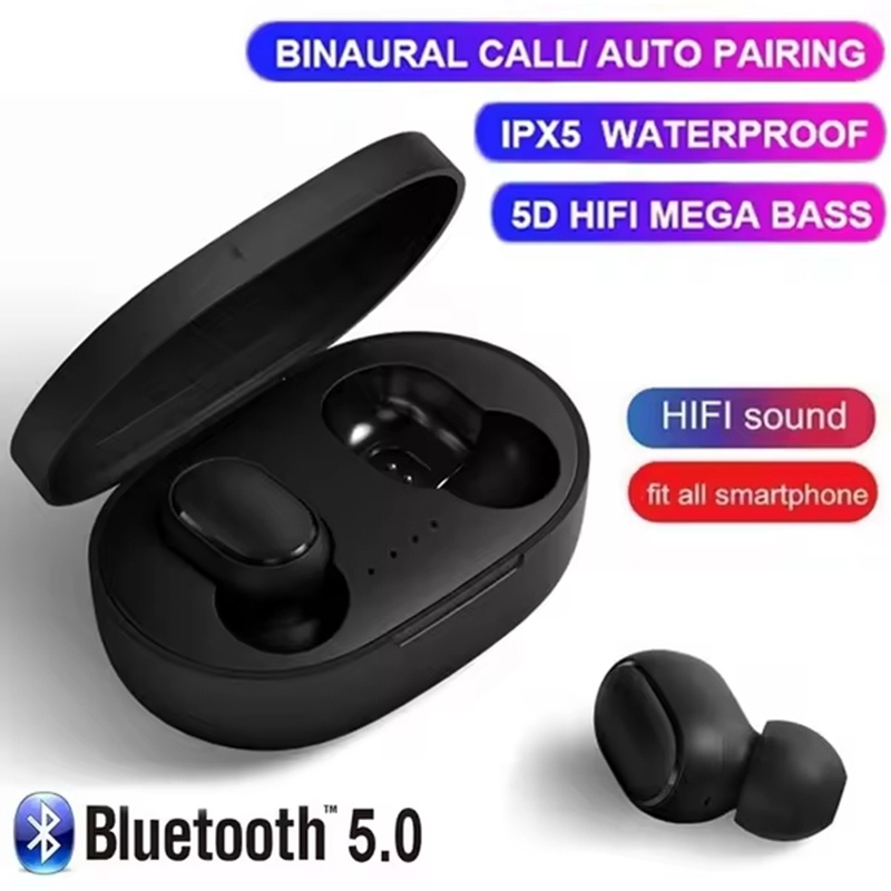 Bluetooth Earphone Tws - A6S TWS Earphones Wireless Bluetooth 5.0
