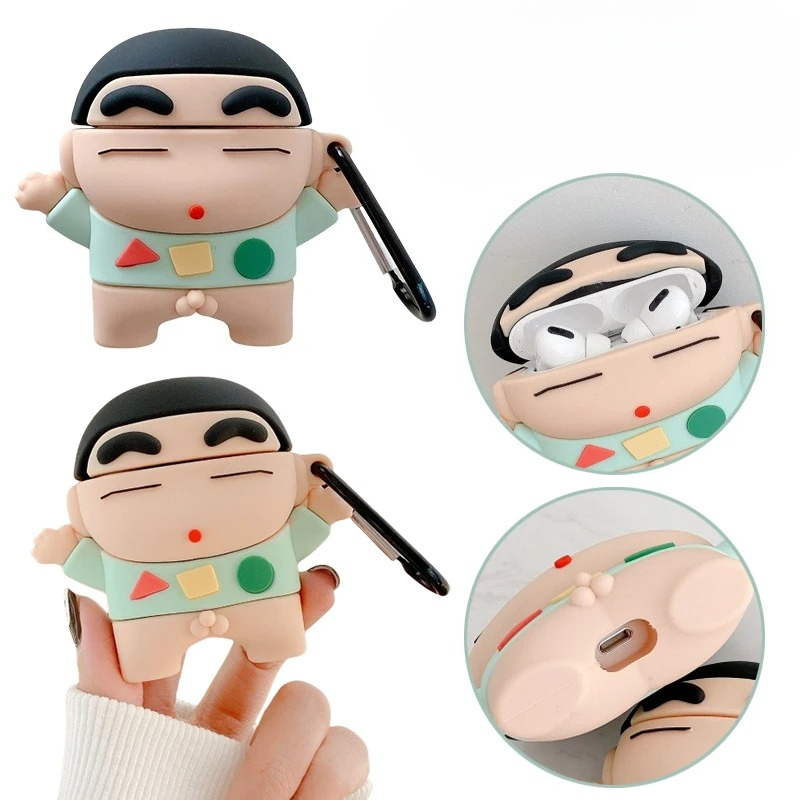 Airpod Case Cover - Cartoon Crayon Shinchans Earphone Case for