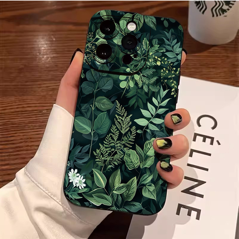 Samsung Galaxy A55 - Palm Tree Leaf Flower Phone Cases