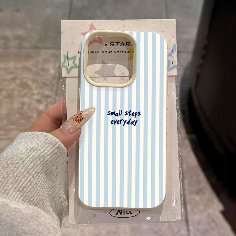 Samsung Galaxy A55 - Blue English Blue White Stripes Case