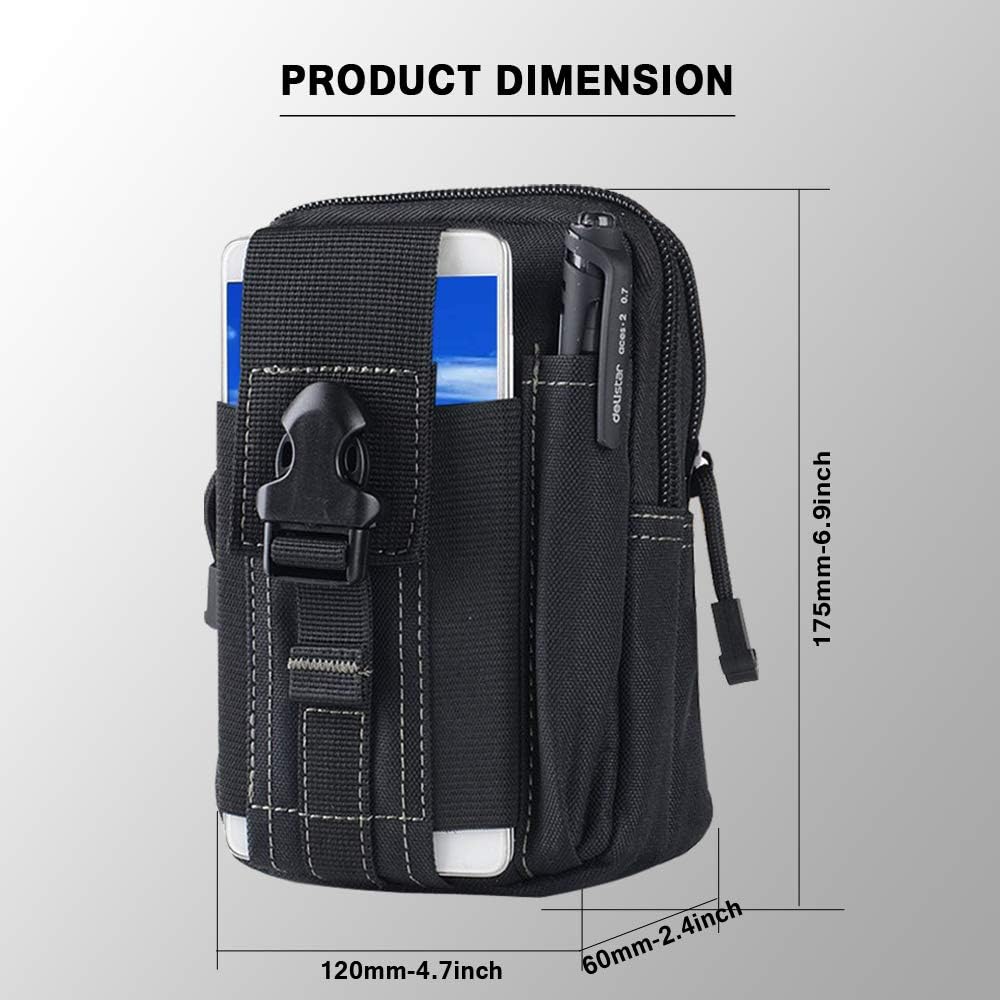 Tactical Molle Belt Pouch Mili - Phone Accessory recension och pris