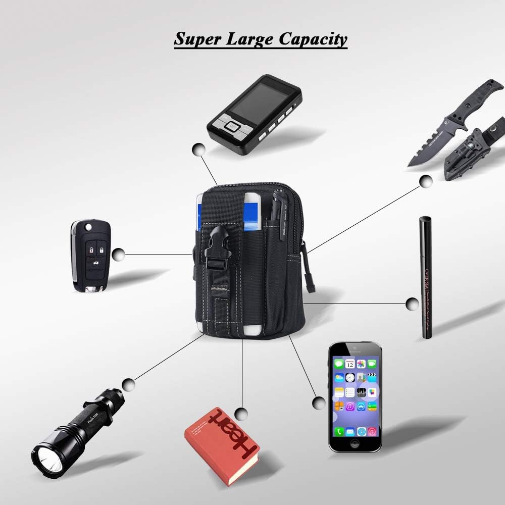 Tactical Molle Belt Pouch Mili - Phone Accessory recension och pris