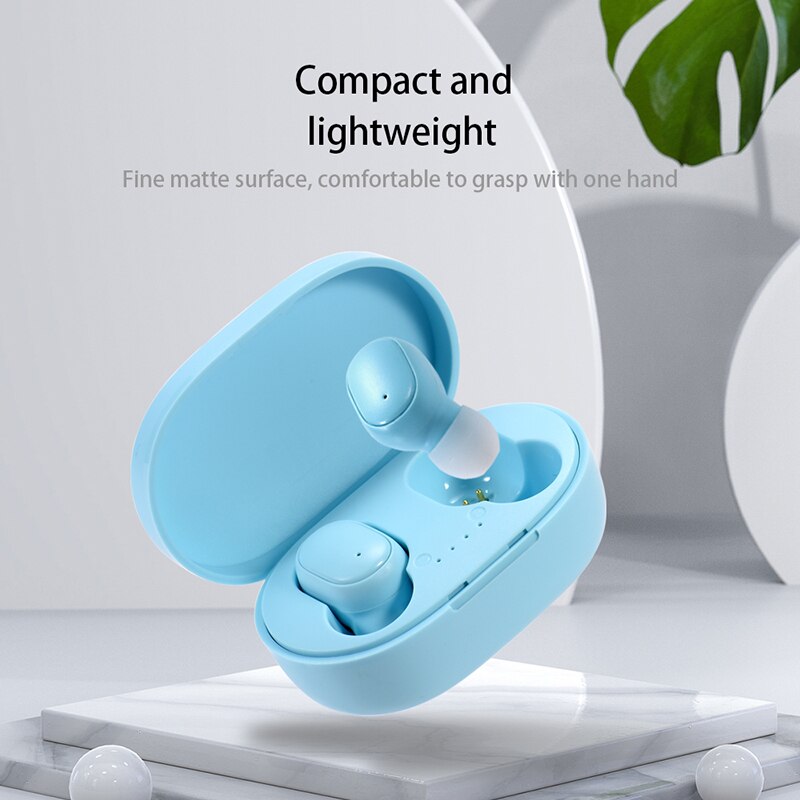 A6S TWS Earphones Wireless Blu - Bluetooth Earphone Tws recension och pris