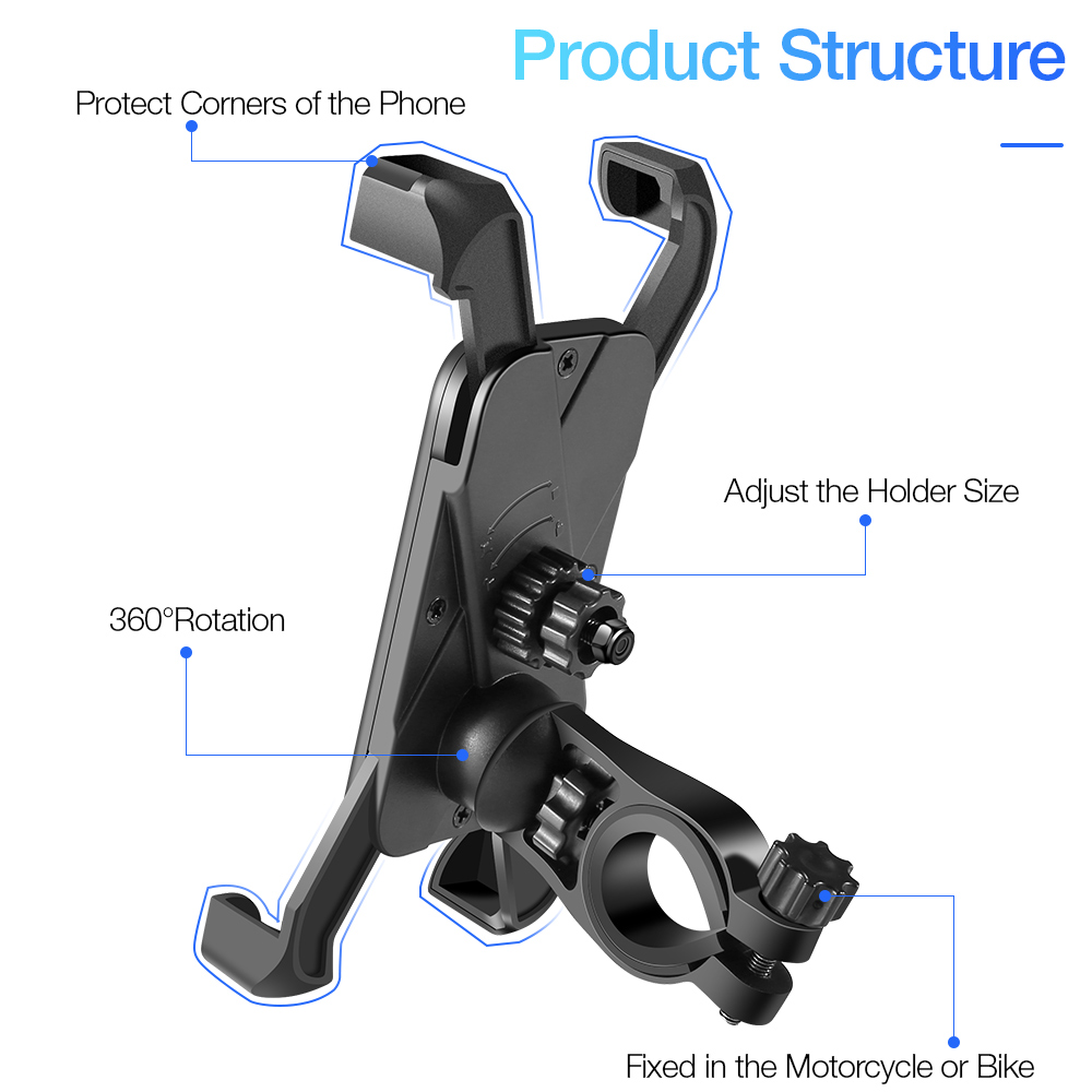 360° Adjustable Bike Phone Mou - Phone Zone Accessories & Repair Lake Charles Reviews recension och pris