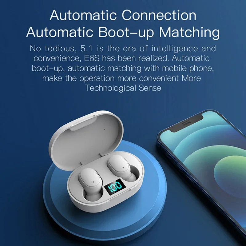 2026 New TWS E6S Fone Bluetoot - Bluetooth Earphone Tws recension och pris