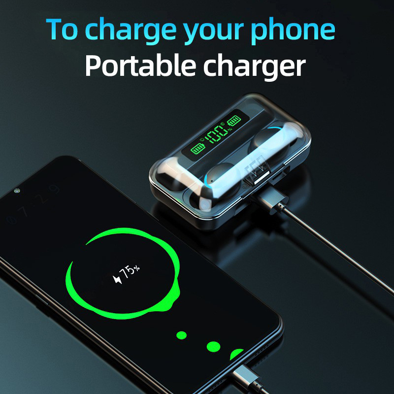 2026 F9 Wireless Earphones LED - Bluetooth Earphone Tws recension och pris