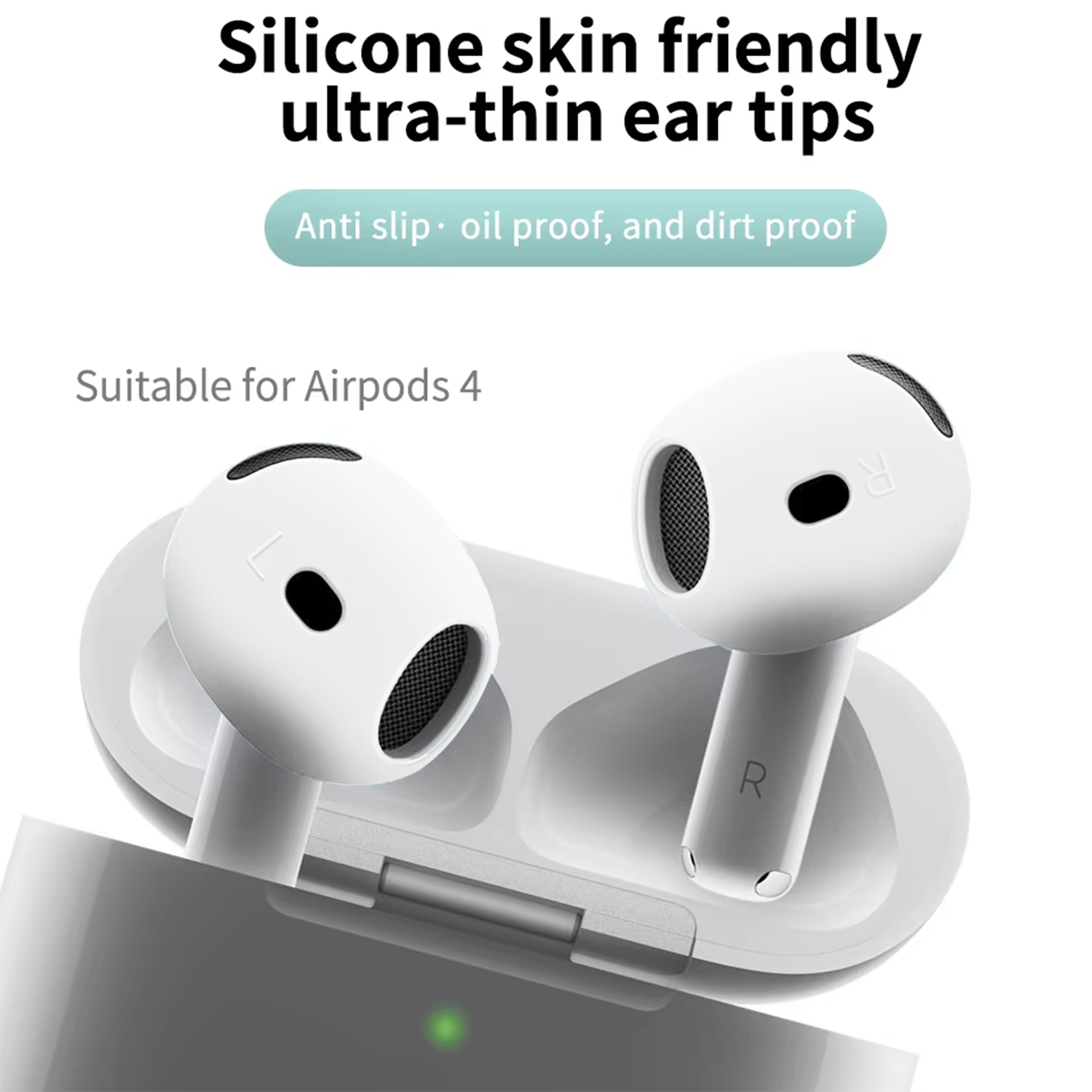Ultra Thin Soft Silicone Earti - Airpod Case Cover recension och pris