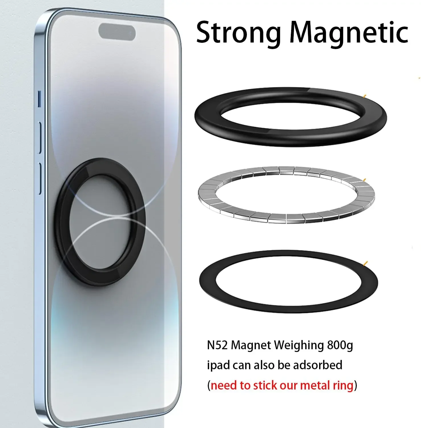 For MagSafe Magnetic Ring Hold - Phone Accessories Stand recension och pris