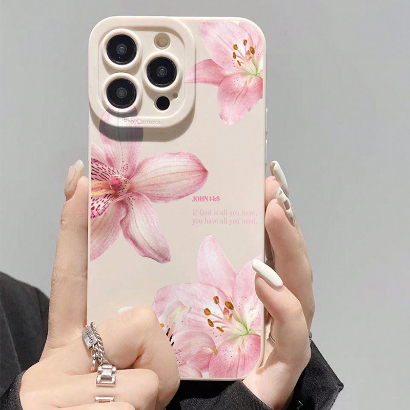 Blue Floral Painted Silicone C - Samsung Galaxy A55 recension och pris