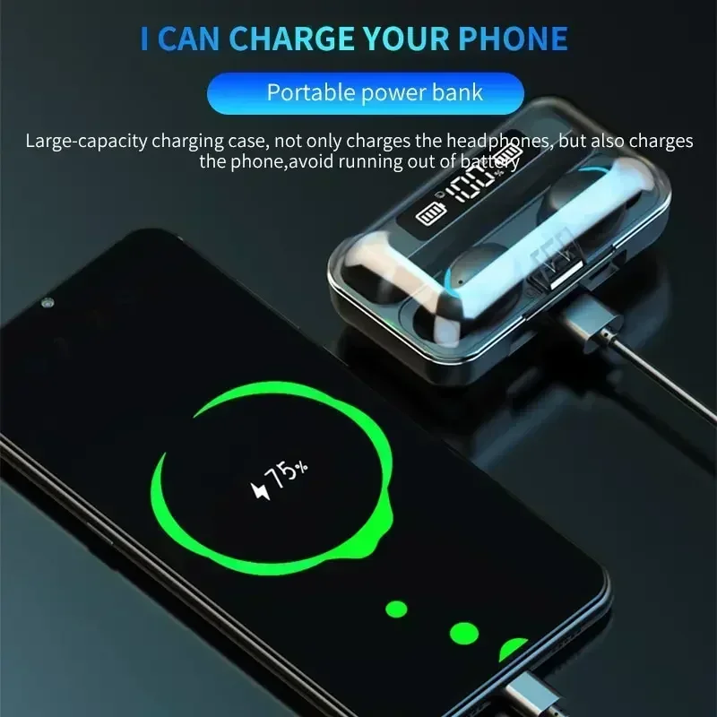 2026New F9 TWS wireless headph - Bluetooth Earphone Tws recension och pris