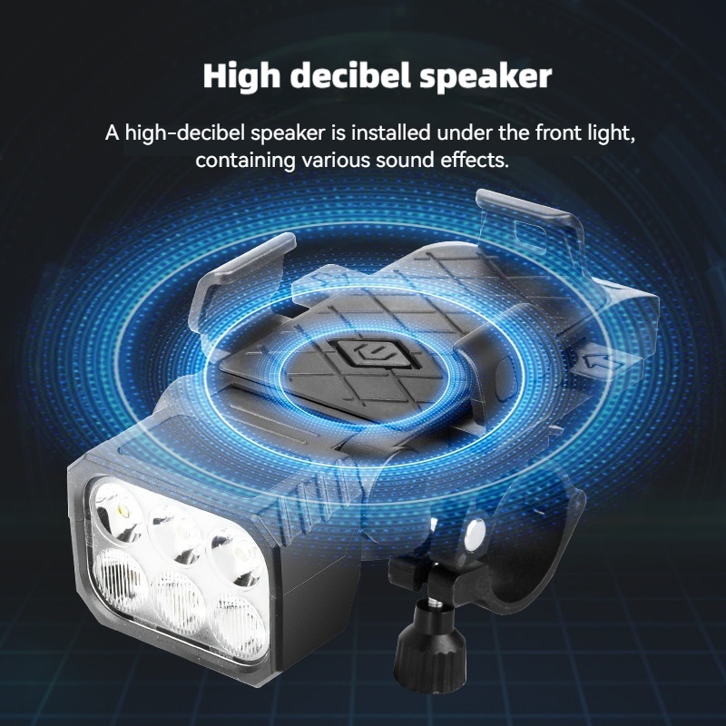 Bicycle Front Light with Horn  - Phone Zone Accessories & Repair Lake Charles Reviews recension och pris