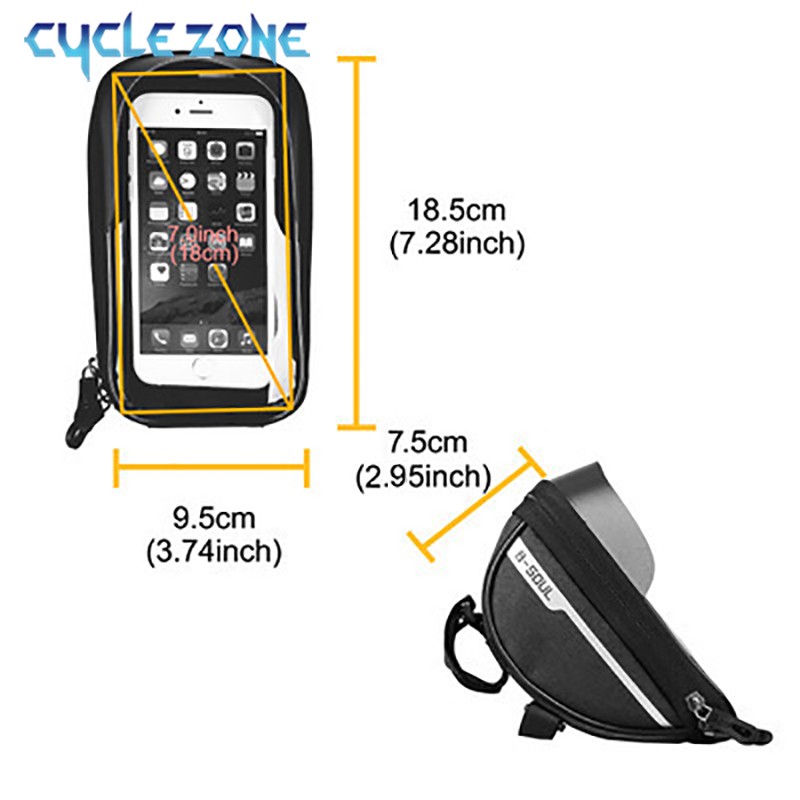 Mountain Bicycle Bag Touch Scr - Phone Zone Accessories & Repair Lake Charles Reviews recension och pris