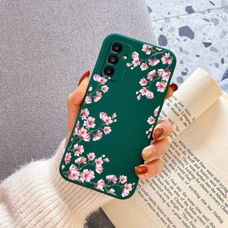Pink Cherry Blossom Branch Pri - Samsung Galaxy A55 recension och pris