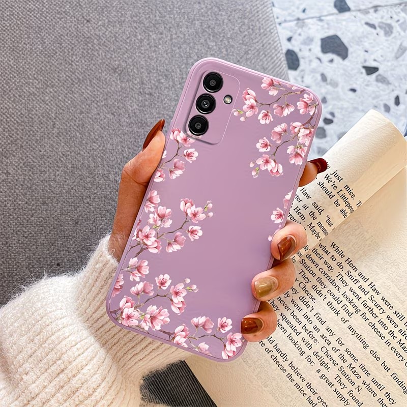 Pink Cherry Blossom Branch Pri - Samsung Galaxy A55 recension och pris
