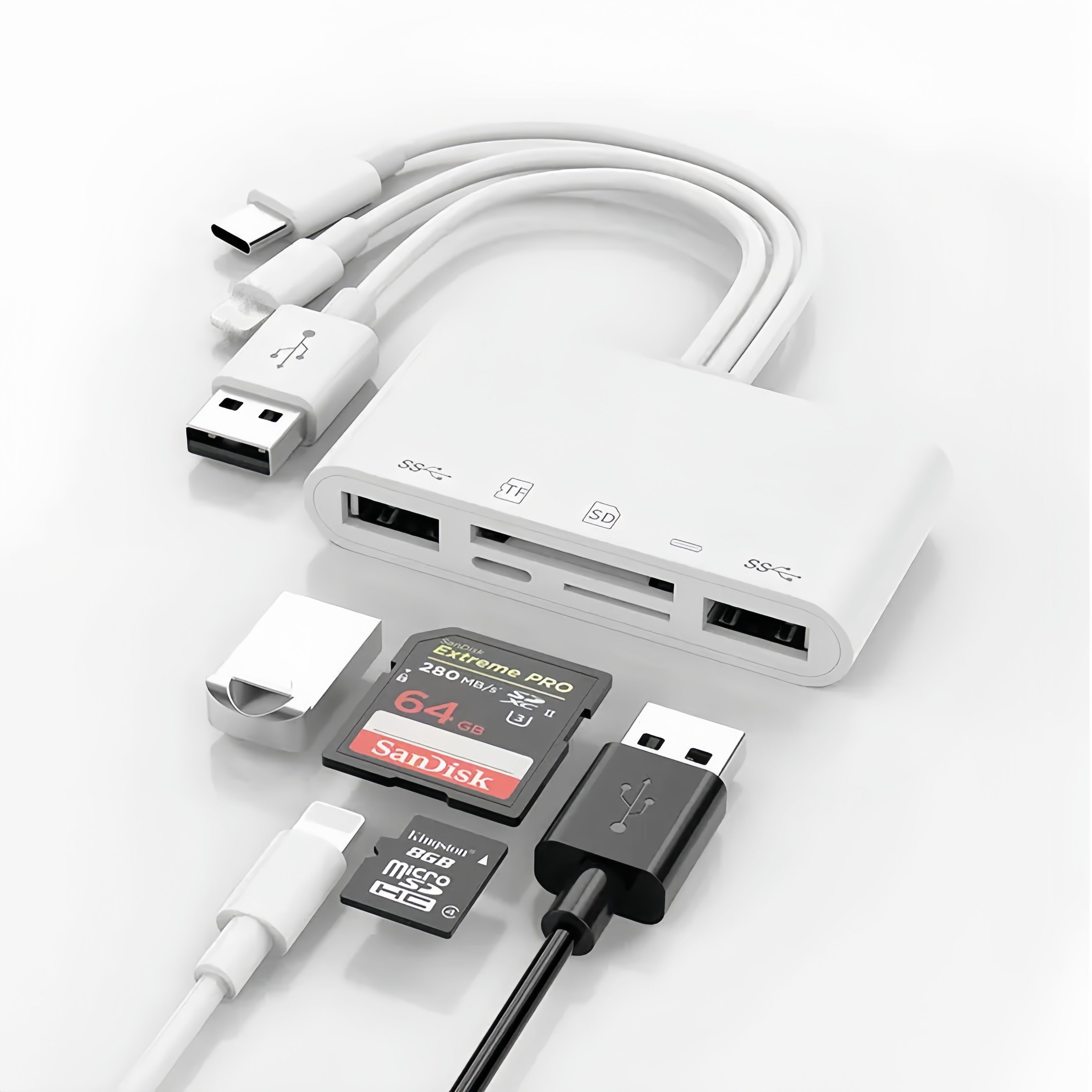 10PCS 5-in-1 Multi-Device USB  - Micro Sd Card recension och pris