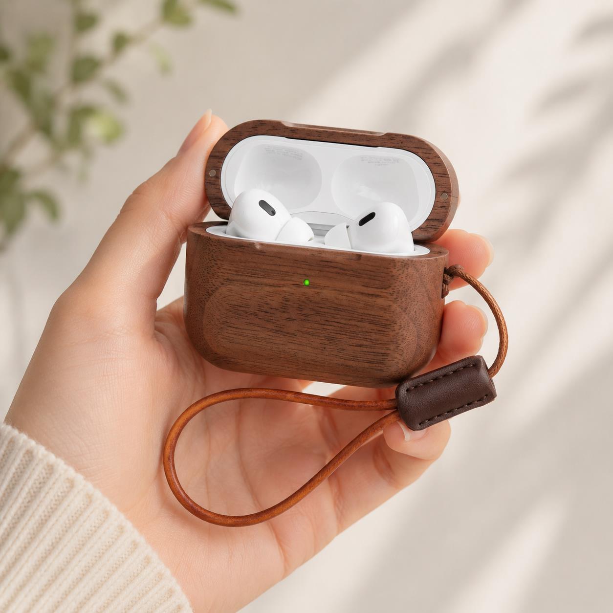 Luxury Shockproof Nature Round - Airpod Case Cover recension och pris
