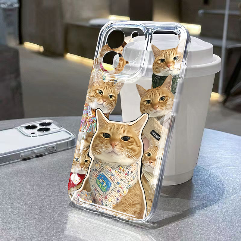 Cute Bandana Cat Clear Phone C - Samsung Galaxy A55 recension och pris