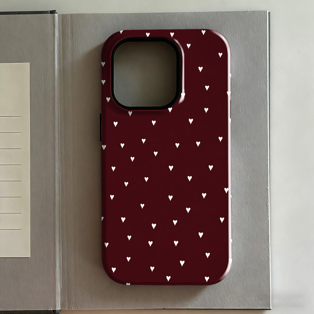 Red Polka Dots Phone Case for  - Phone Accessories Red recension och pris