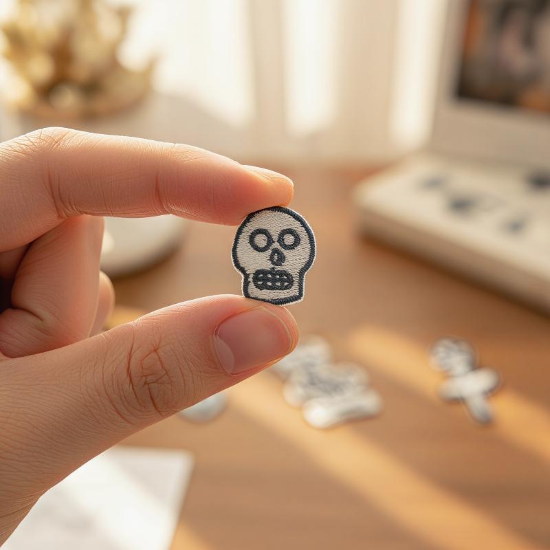 1Set Heart Cat Skull Birds Emb - Phone Accessory recension och pris